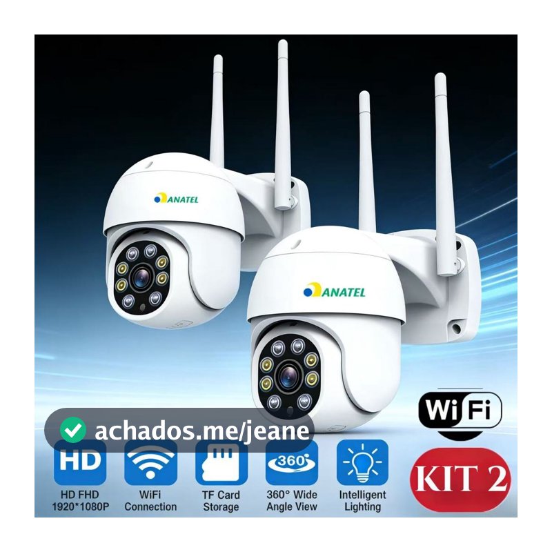 Câmera De Segurança Infravermelha À Prova D'água Com 360 ° Luz LED Externa Sem Fio , Wi-Fi 2.4G , G4