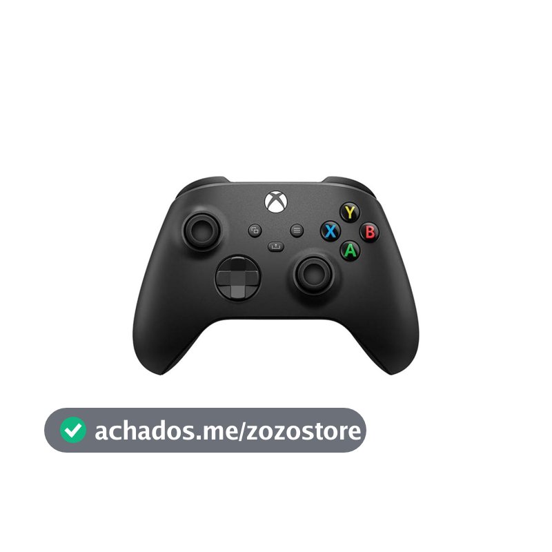 Controle para Xbox Sem Fio Carbon Black