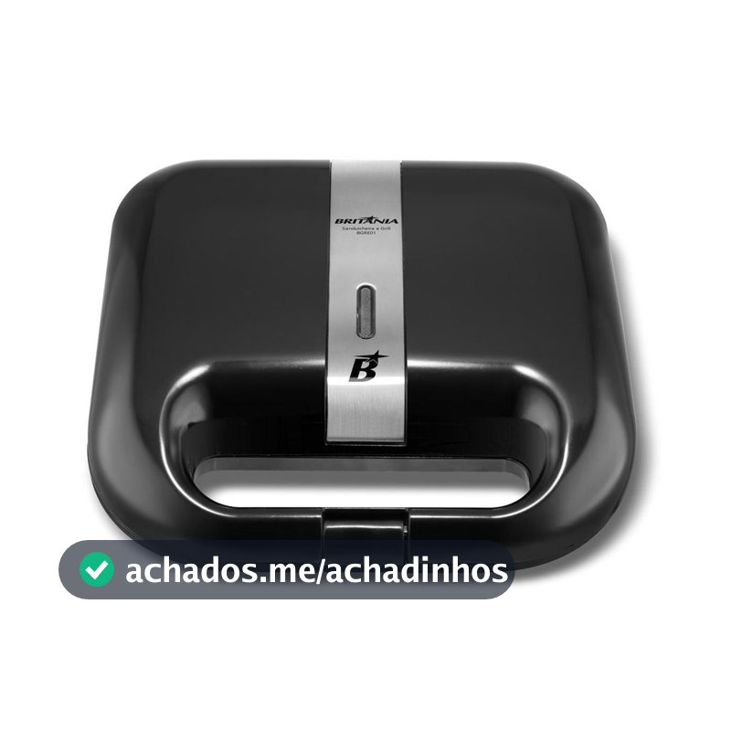 Sanduicheira e Grill Britânia 2 em 1 750W BGRE01