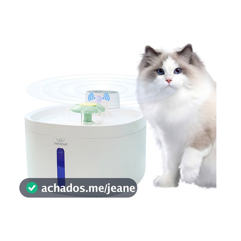 NewPet sensor sem fio bebedouro fonte para gato cão 2.6l NP888