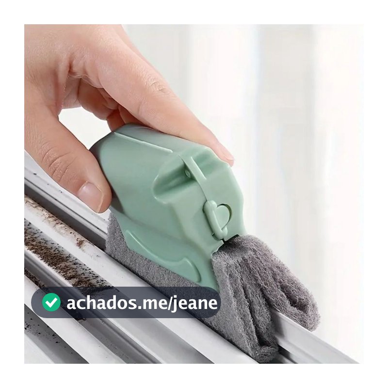 Limpador Janela Escova Limpeza Cantos Multiuso Janelas Cozinha Fogão Limpa Frestas Casa Microfibra