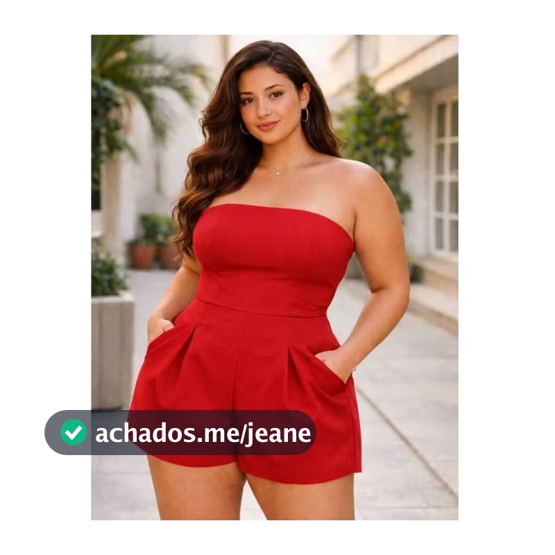 Macaquinho Solto Plus Size Feminino Curto Short  Elegante All Curve Tendencia Promoção.
