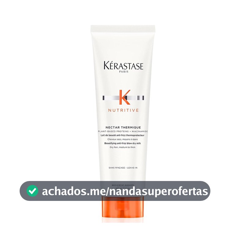 Kérastase Nutritive Nectar Thermique 150ml – Protetor Térmico Antifrizz para Cabelos Secos