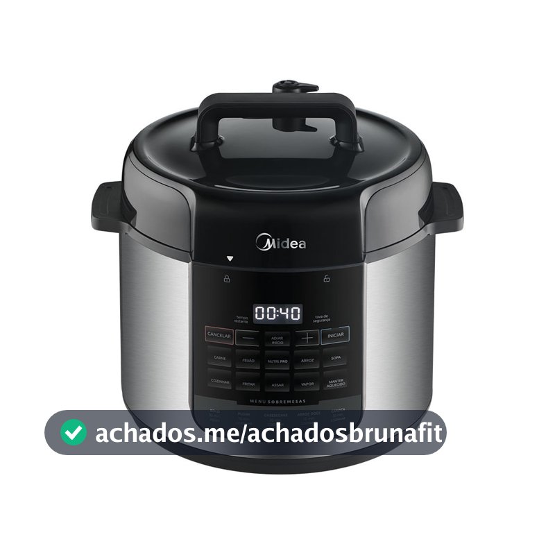 Panela de Pressão Elétrica 5L NutriPro Inox Midea