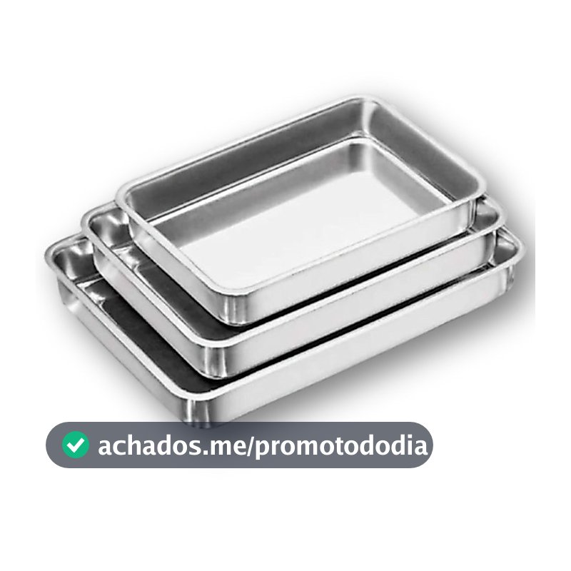 Jogo De Assadeira Forma de Bolo Retangular  Com 3 Peças - Padrão Tabuleiro Forma Para Biscoito, Forma de Rocombole