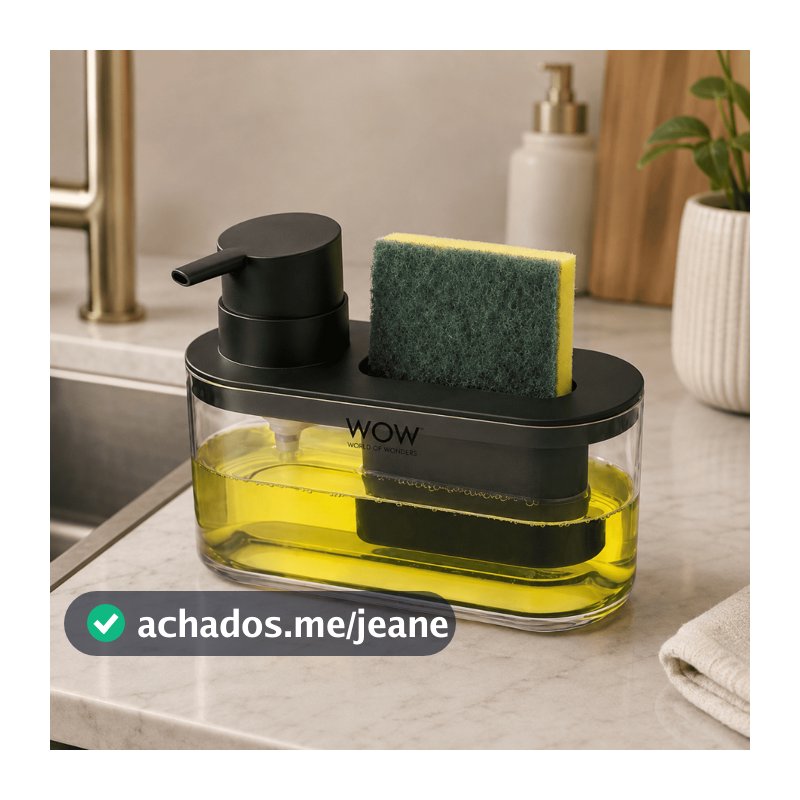 Porta Detergente e Bucha para Organizar Cozinha
