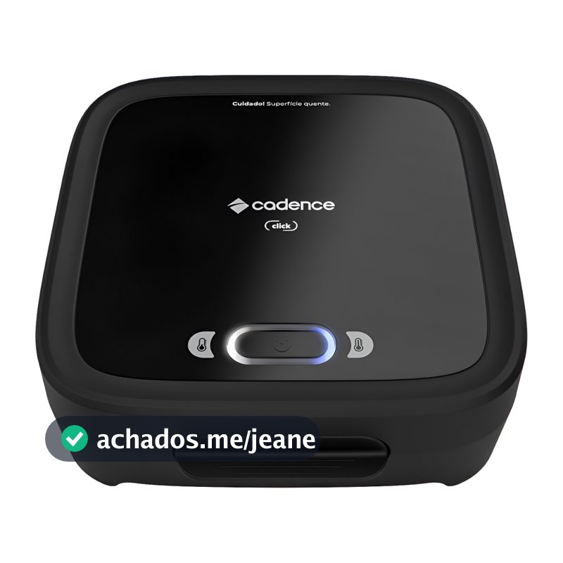 Sanduicheira Elétrica Cadence San400 Potência De 750w Preto - 127V