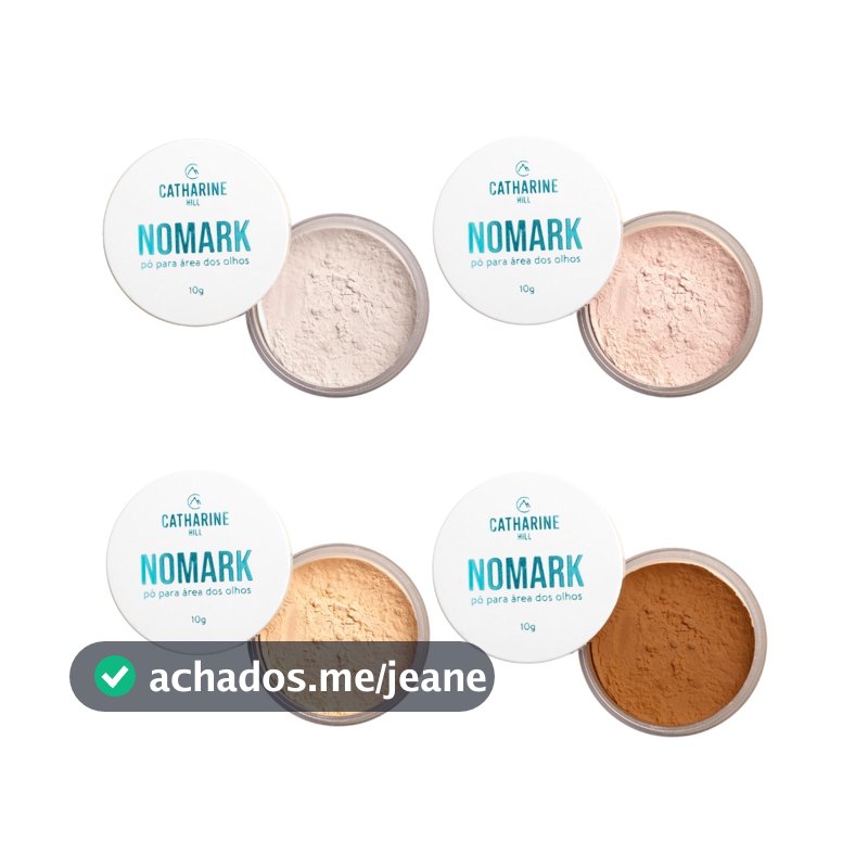 Pó Translúcido Para Olhos Nomark Catharine Hill Ultrafino Aveludado