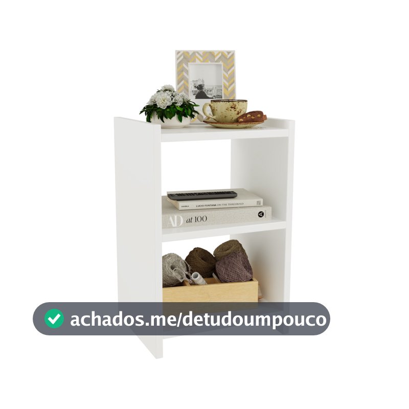 Mesa de Cabeceira Retro para Quarto Casal ou Solteiro Nicho Decoração América