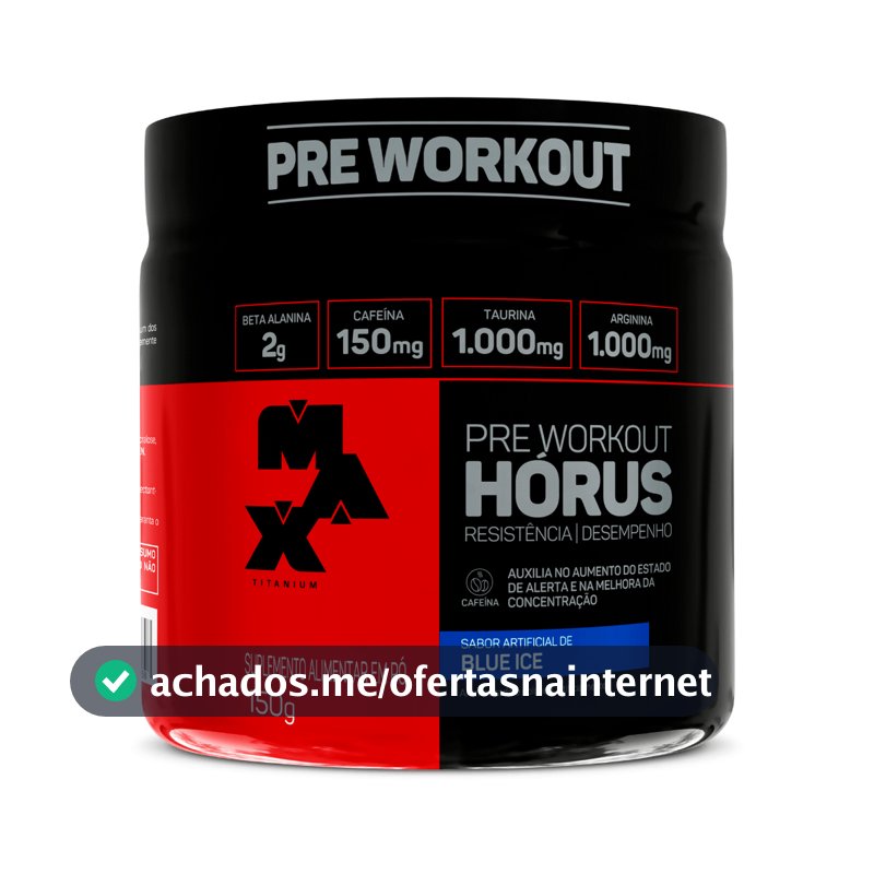 Pré Treino Horus 150g Max Titanium