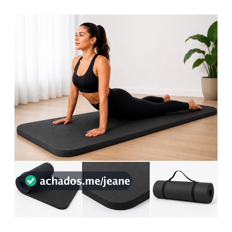 Colchonete de Academia 100 x 50 x 1cm- Ginástica Creche Pets Trocador Pilates Yoga