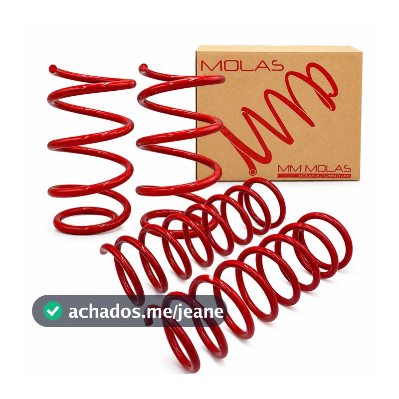 Kit 4 Molas Esportivas Gol 1.0 G2 / G3 / G4 (todos) Mm Molas Parati