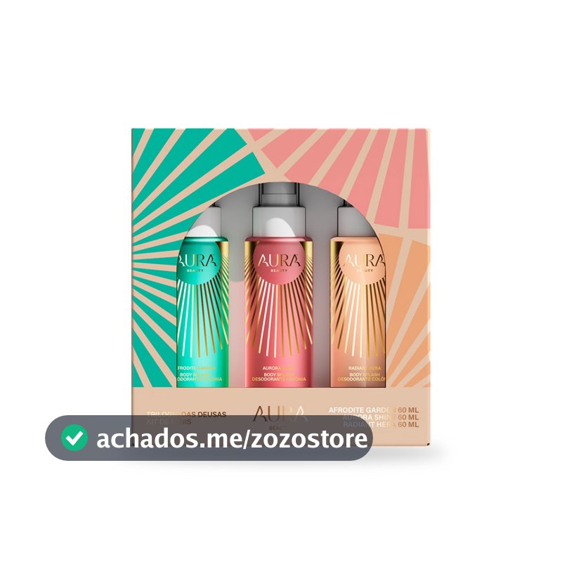 Kit Mini Body Splash - Trilogia das Deusas 60ml