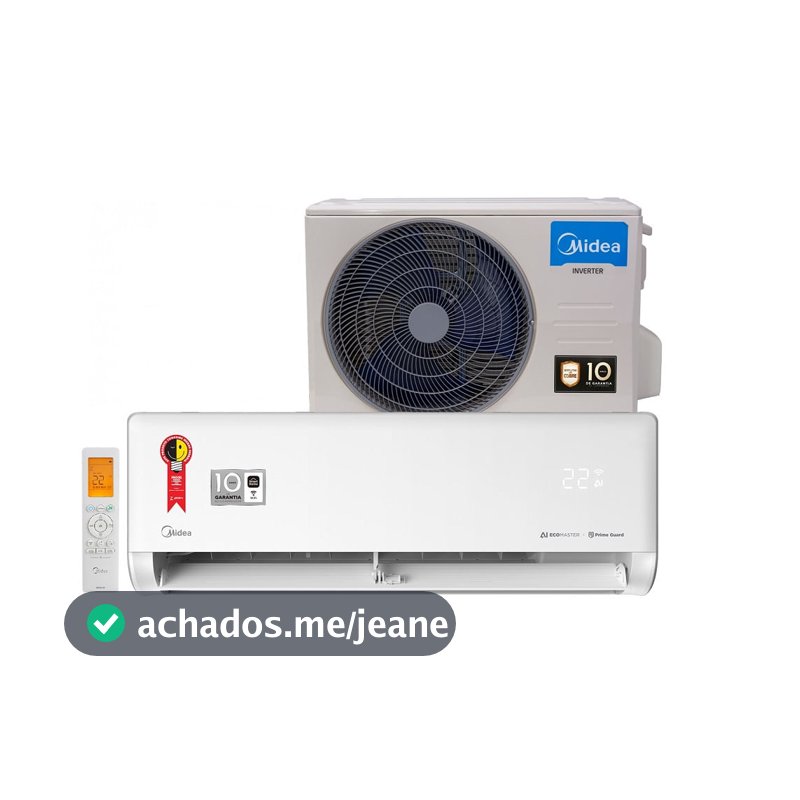Ar Condicionado Split Hi Wall Inverter Midea AI Ecomaster 9000 BTU/h Frio 42EZVCA09M5 – 220 Volts