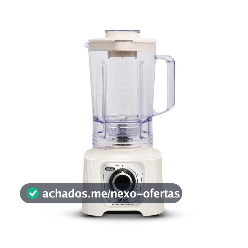 Liquidificador Arno Power Max Marfim LN64 3,1L 2200W 220V