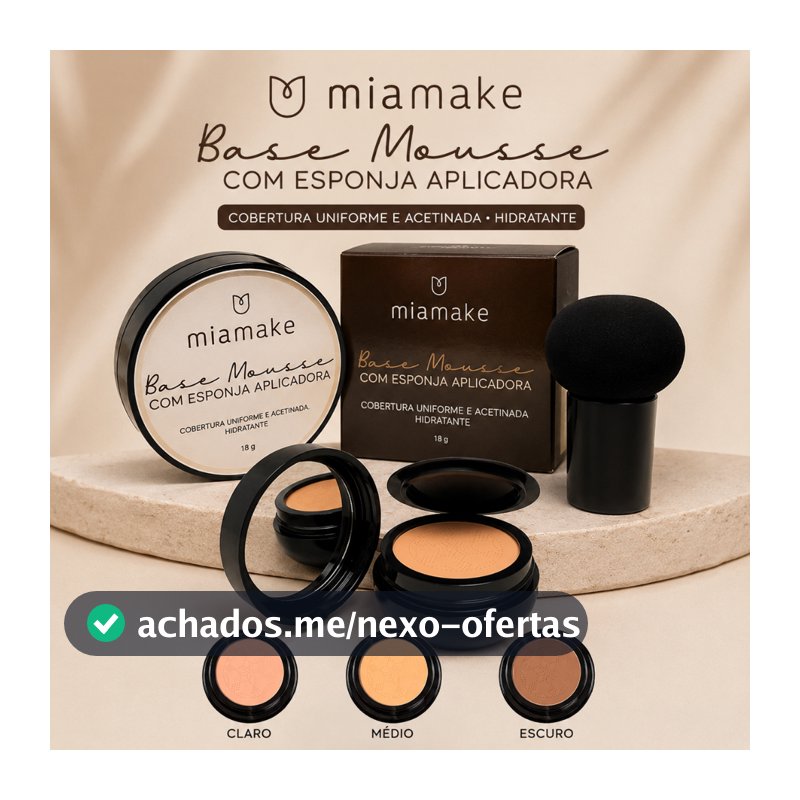 BB Cream/Base/Corretivo com Esponja com Formato de Cogumelo / Base Clareador Maquiagem Creme Clareador Cor Marfim e Natu