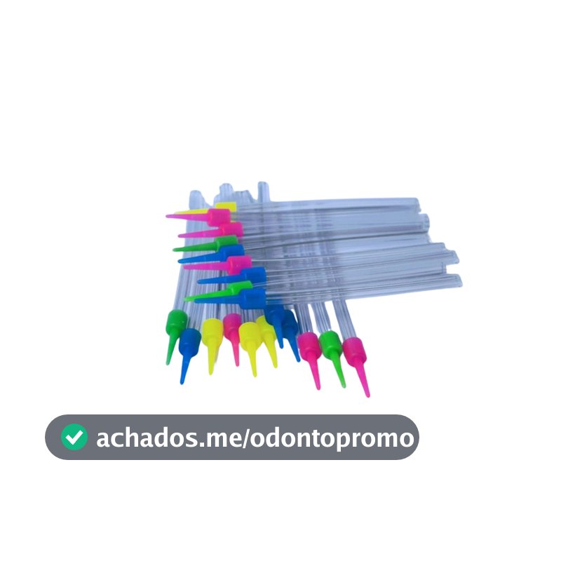 Sugador Plástico Descartável Endodôntico Colorido C/60un - Ag