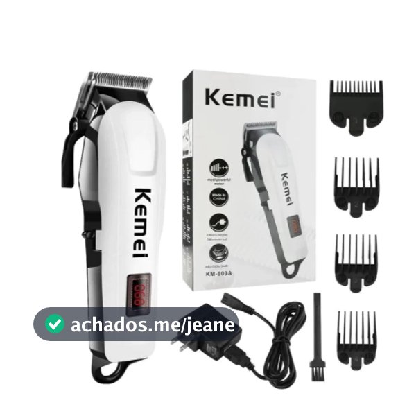 Máquina De Corte De Cabelo Kemei Km 809A