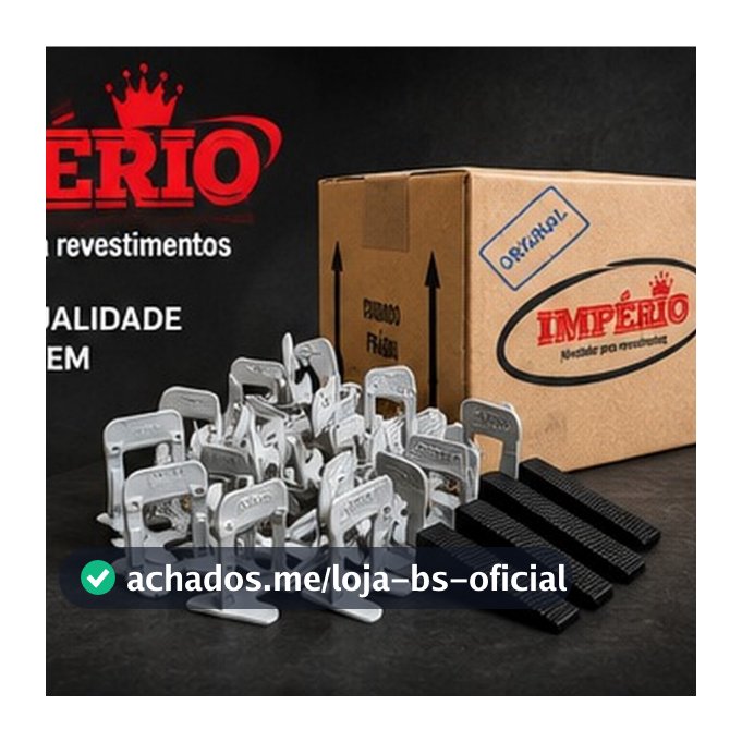 Kit 1000 pçs Espaçador Nivelador Imperio + 120 Cunhas Slim Para Porcelanato 2mm Nivelamento perfeito