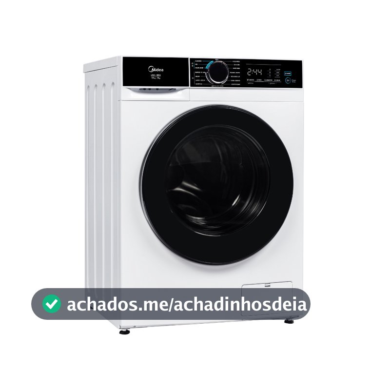 Lava e Seca Midea 11kg Inverter Ciclo Pets MFA01D110B 16 Programas Branca