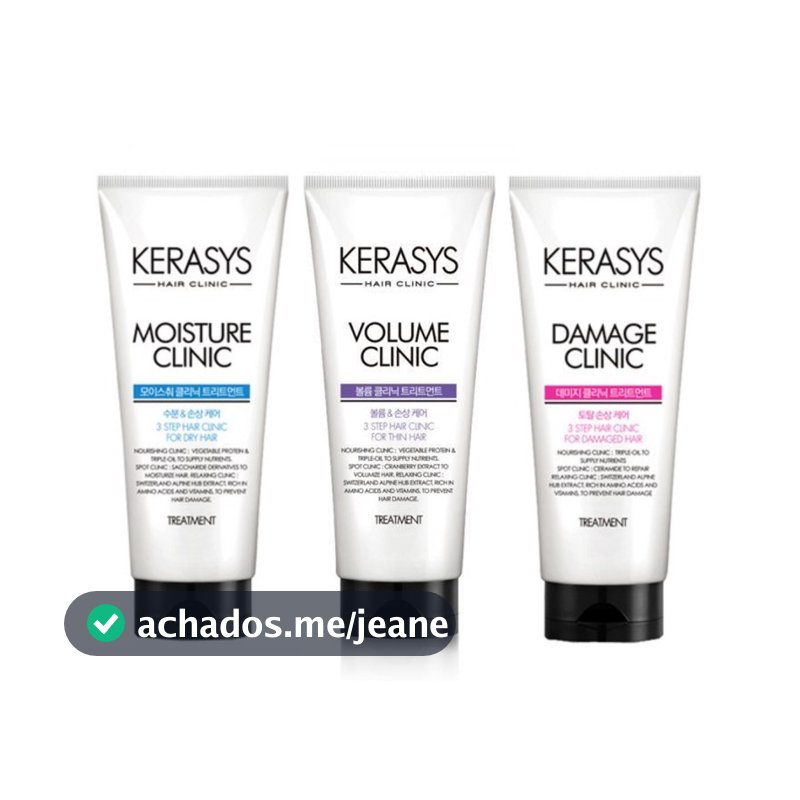 kerasys damage, moisture, volume clinic treatment 300ml
