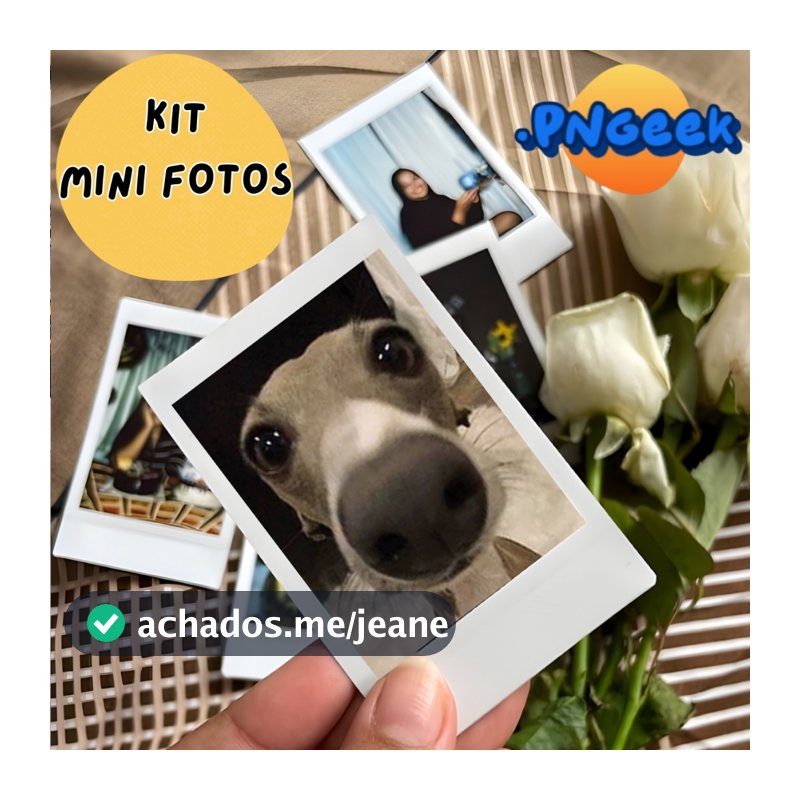 Mini Fotos Kit Personalizados Fotos Retrô Presente Cabe Celular