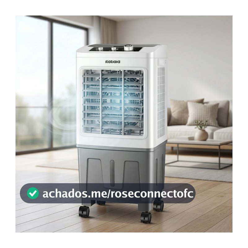 Climatizador de Ar Frio Portátil Itatiaia 20 Litros 4 em 1 - Resfria, Umidifica, Filtra, Ventila