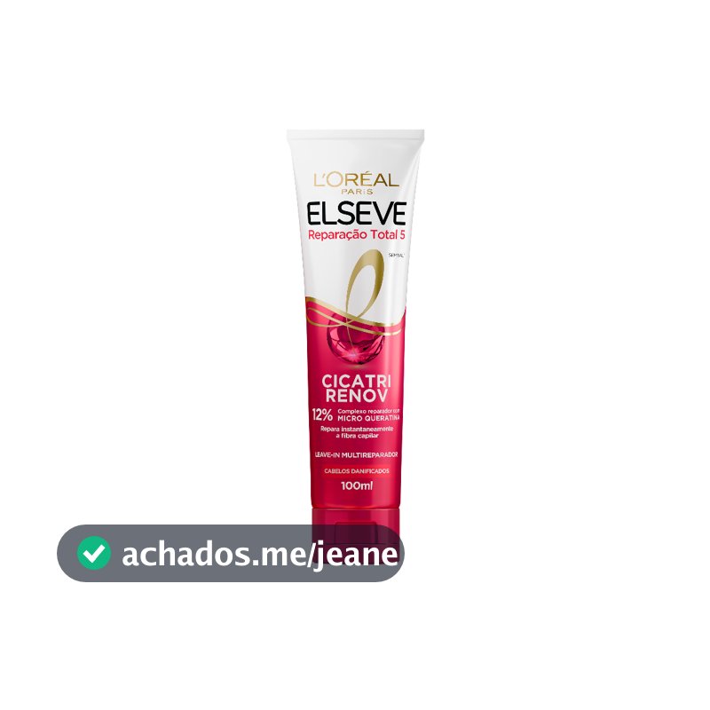 Leave-In Elseve Reparação Total 5 Cicatri Renov 100ml