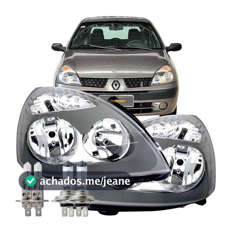 Par Farol Renault Clio 2003 2004 2005 2006 07 08 2012 + Lamp