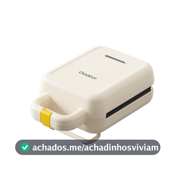 Gaabor Sanduicheira Grill Antiaderente Multilâminas Dupla Face Lanche Rápido SM60M-WH01A-1