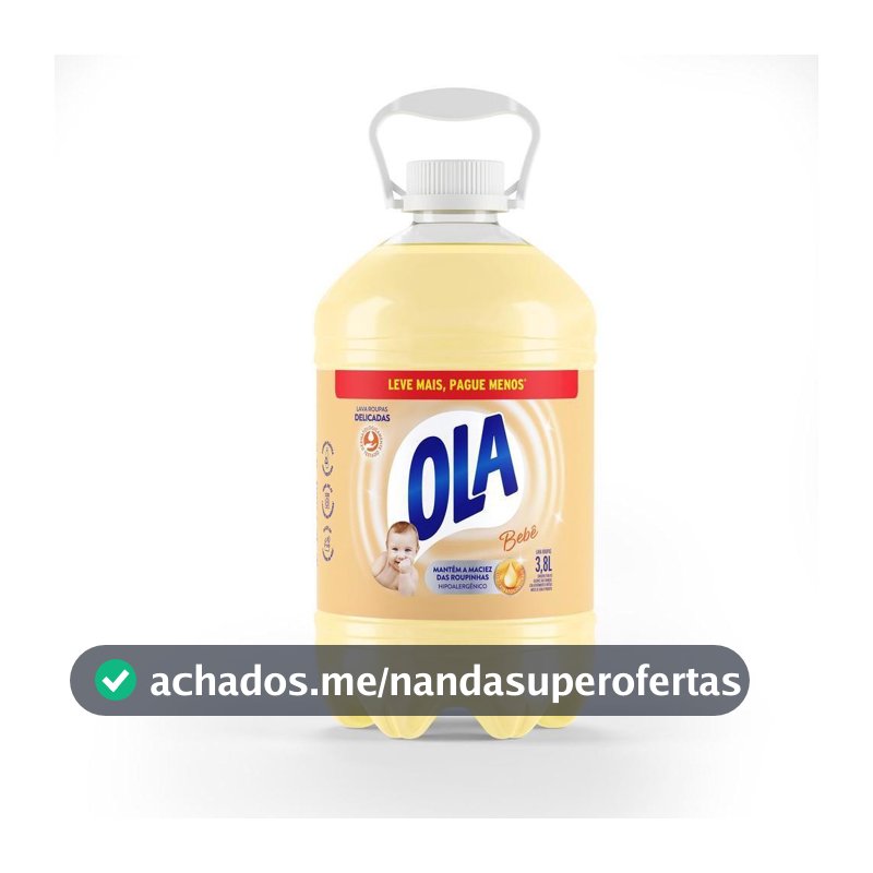 Lava Roupas Ola Bebê 3,8L