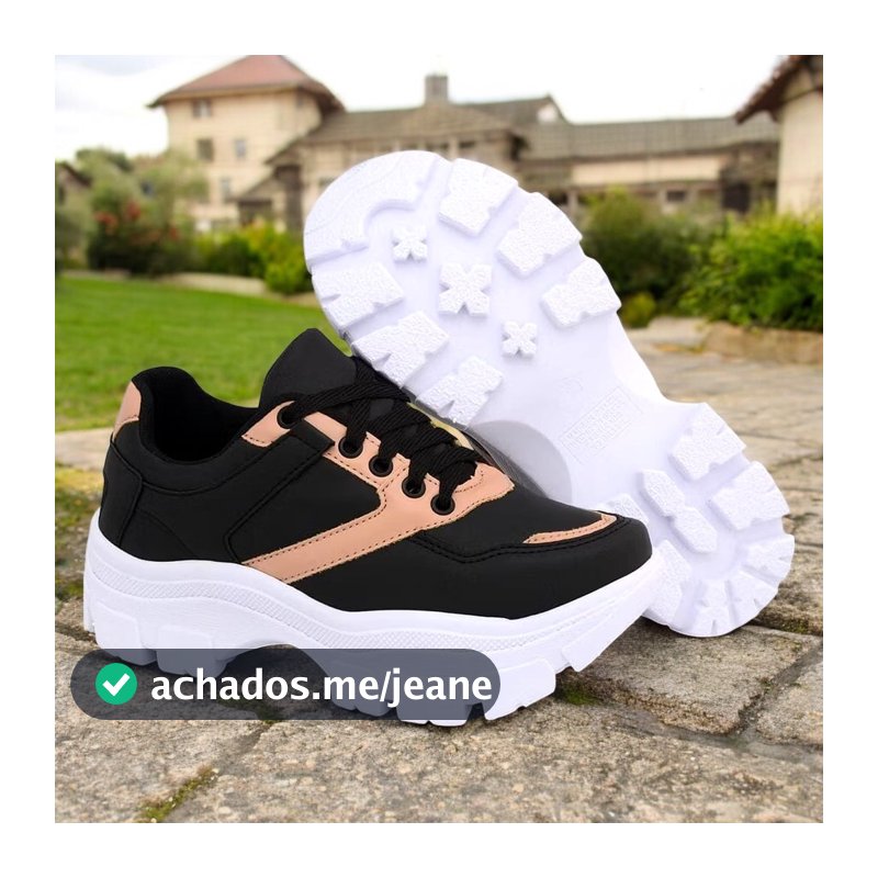 Tênis Blogueiras Plataforma Feminino Lançamento Confortável e Resistente Envio Imediato