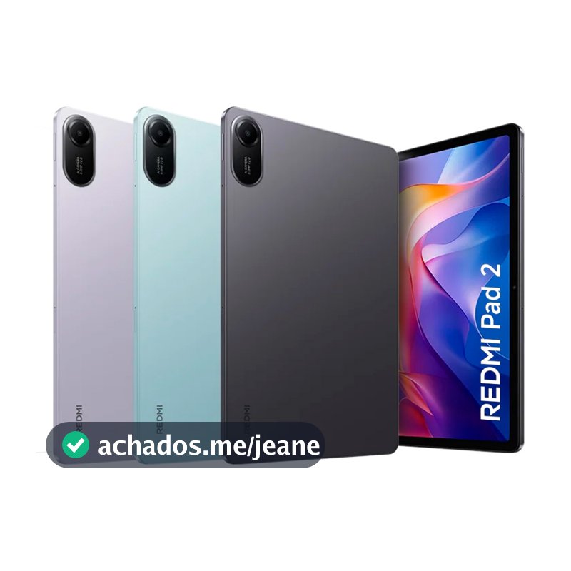 Tablet Xiaomi Redmi Pad 2 Wi-fi 8GB RAM 256GB Tela LCD 11" polegadas ROM Global 9000mAh Bluetooth 5.3 Camera 8MP
