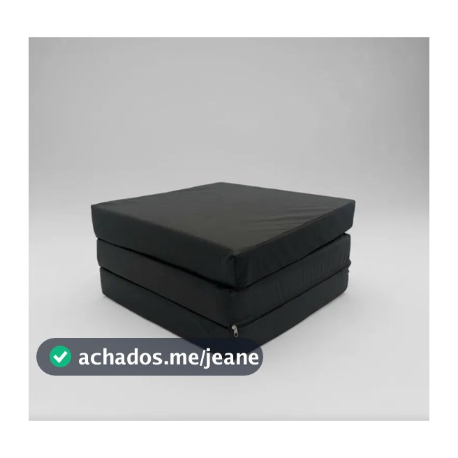 Puff Colchonete Dobrável / Sofá 3 em 1 Solteiro Multiuso Portátil