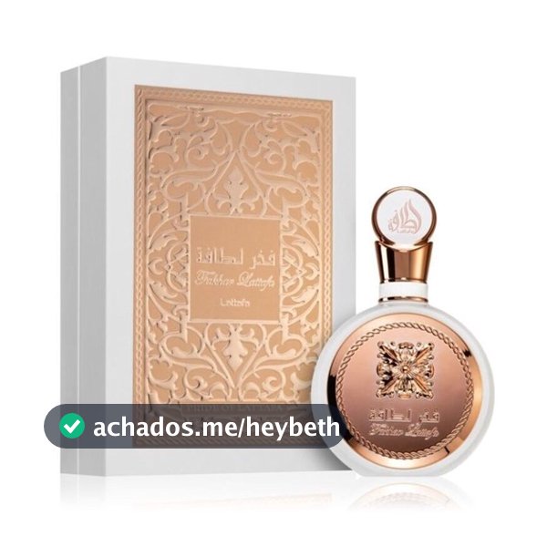 Perfume Árabe Lattafa Fakhar Rose Eau de Parfum Feminino 100ml - Original