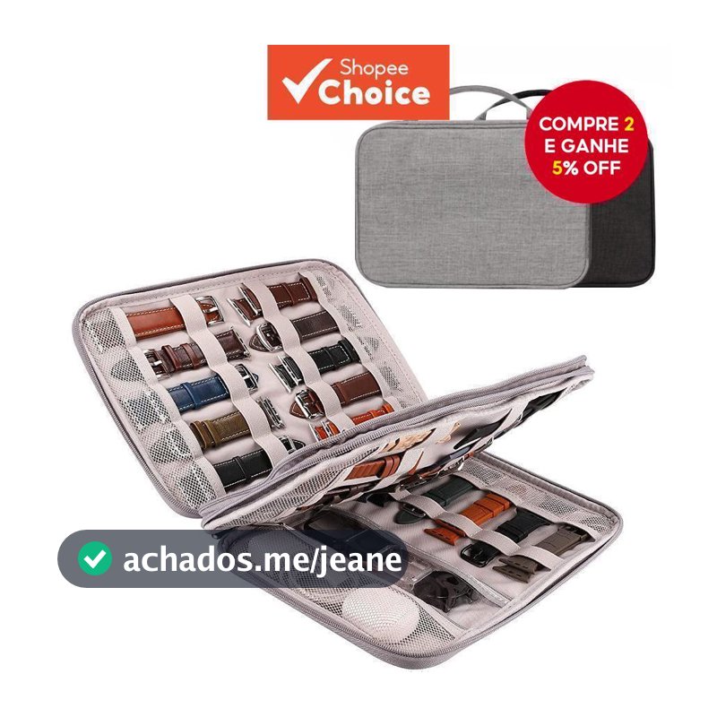Para Apple Watch Bandas Caso De Armazenamento 35 Slot Organizador De Viagem Saco Caixa Titular