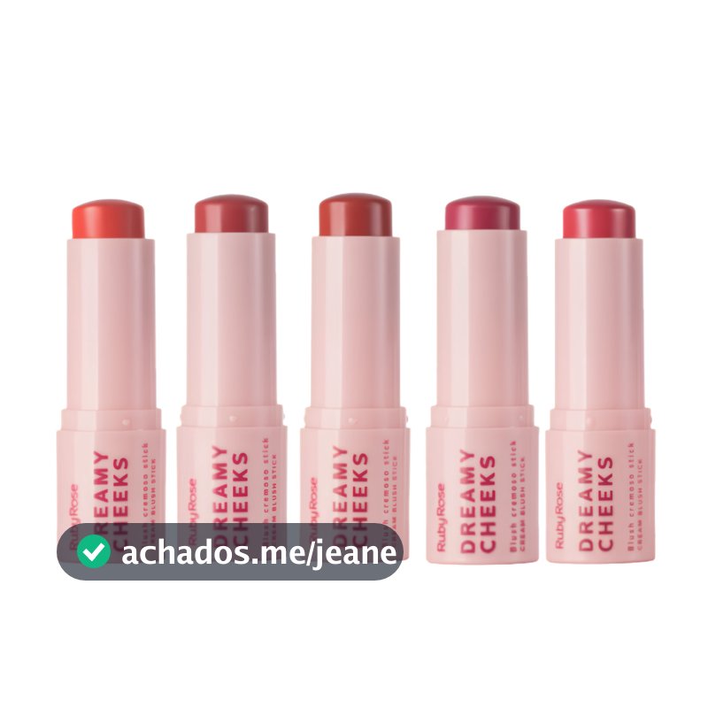 Blush Cremoso Stick Dreamy Cheeks Ruby Rose HBM01