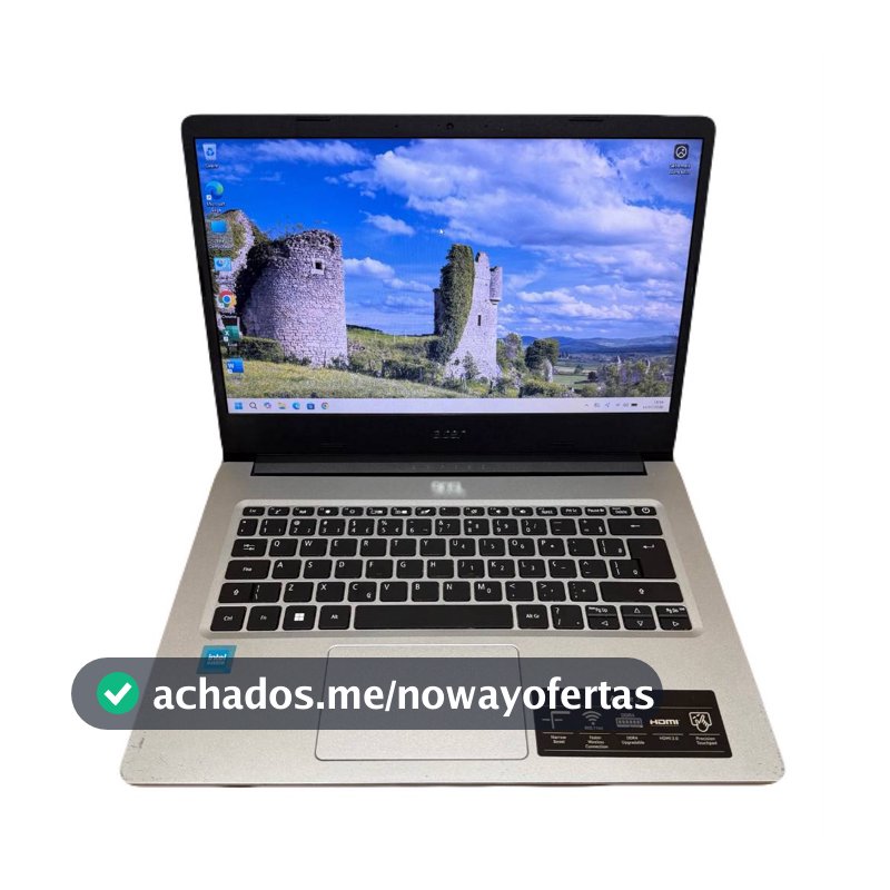Notebook Acer Intel Celeron 11°gen 4gb Ddr4 M.2 128gb Win 11 (Recondicionado)