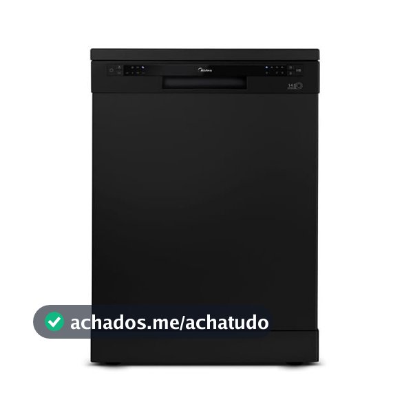 Lava Louças 14 Serviços Preta Midea