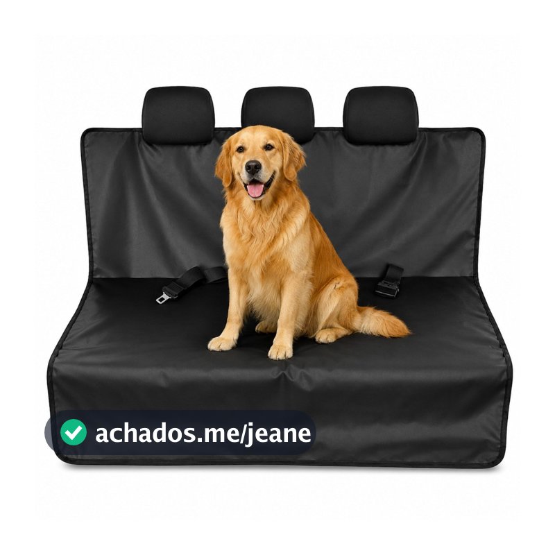Capa Transportadora Pet Impermeável Banco Carro Universal Anti Pelo Cães e Gatos