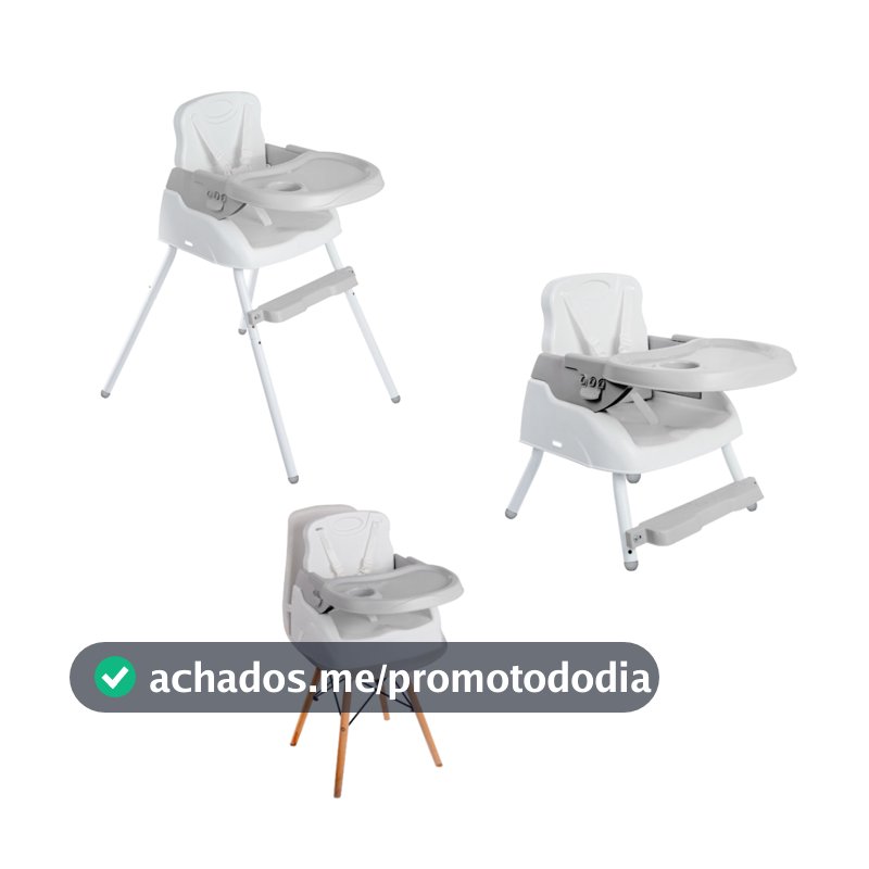 Cadeira de alimentação bebê portátil 3 em 1 Styll Baby Seggura cadeirão