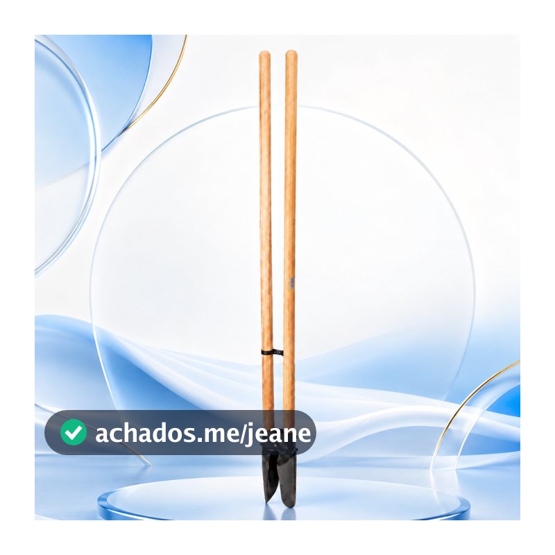 Cavadeira Articulada Minasul 1,20m Cabo Aço Carbono Cerca Poste Plantio Mudas Jardim Agricultura