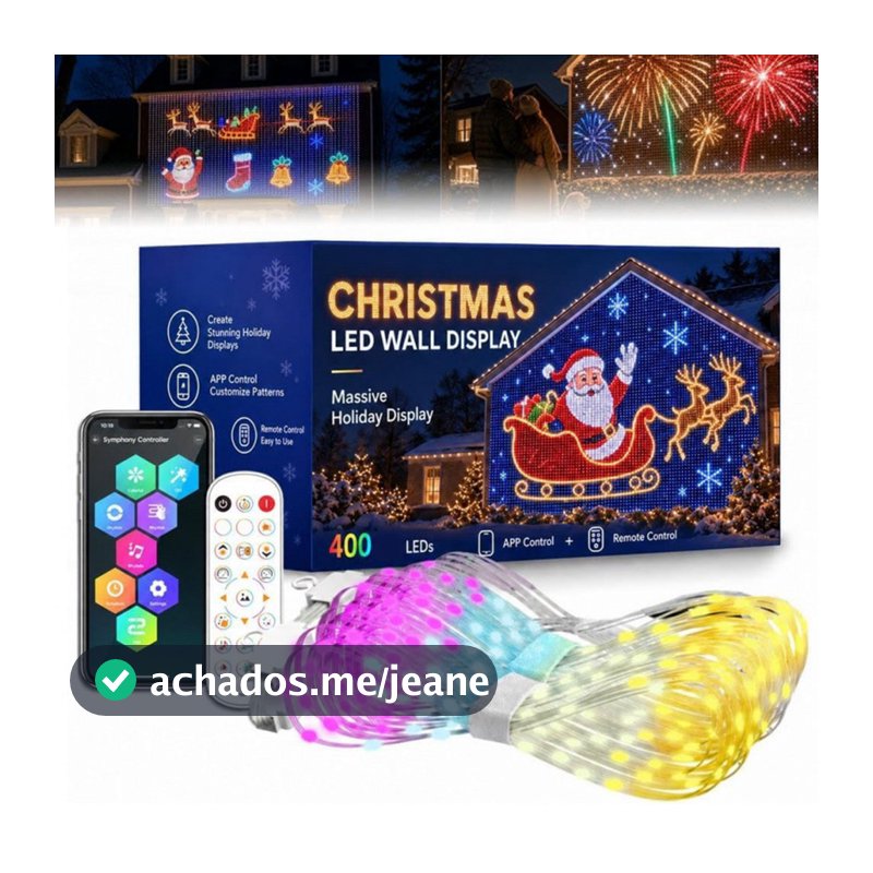 [SKI] Luzes De Cortina LED Inteligentes , Fadas RGB DIY Para Janela De Parede De Quarto , Decoração Interna E Externa Co