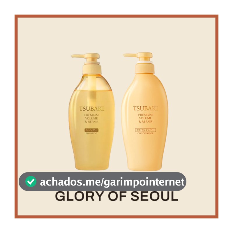 [RENEWED]TSUBAKI PRIMIUM VOLUME & REPAIR SHAMPOO/ CONDITIONER 450ml