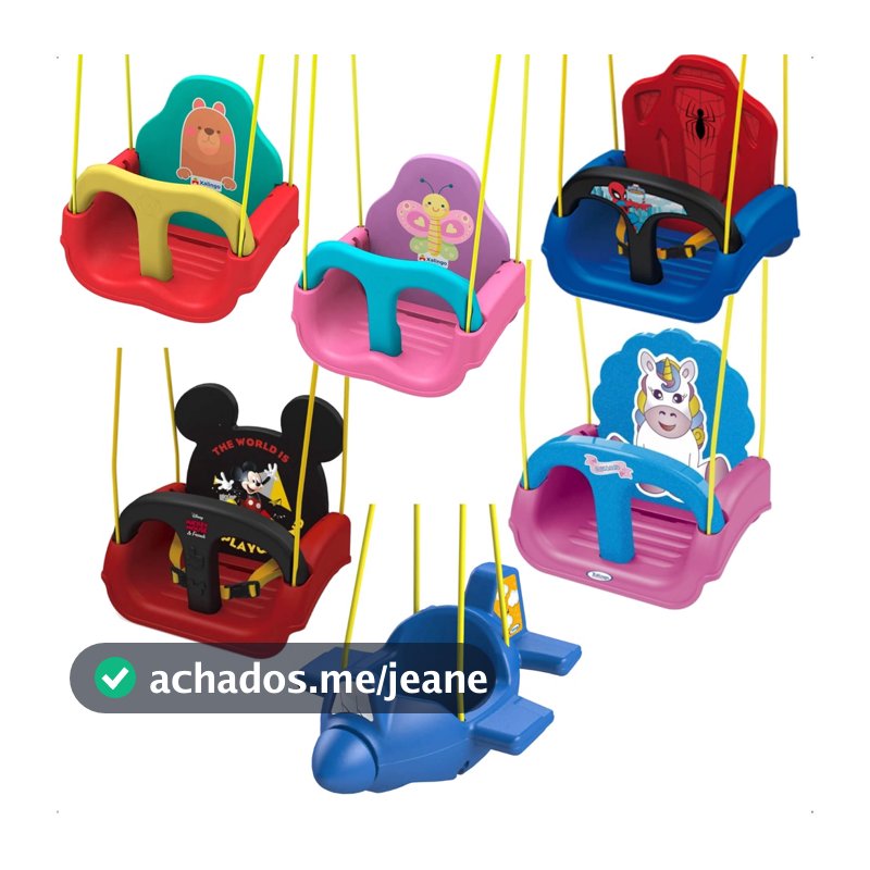 Balanço Infantil Vários Modelos Xalingo