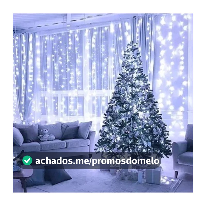 Cortina 300 Leds 3x2 3x3 3x4 Metros Festa Casamento Eventos Natal Branco Quente / Frio Colorido