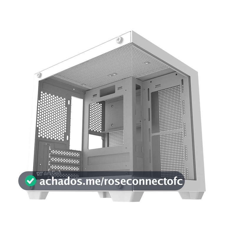 Gabinete Gamer Aigo Darkflash Durin D275M, Mid-Tower, Lateral de Vidro, Branco, DURIN-D275M-WH