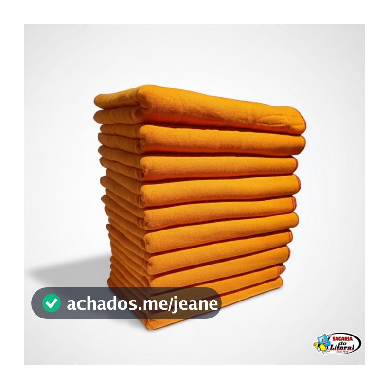 Pano de Flanela 100% Algodão Grande 38x58cm | Limpeza Casa Carro Multiuso