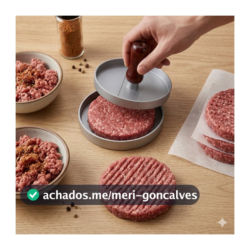 Molde De Hamburguer Caseiro Artesanal Multiuso 12cm