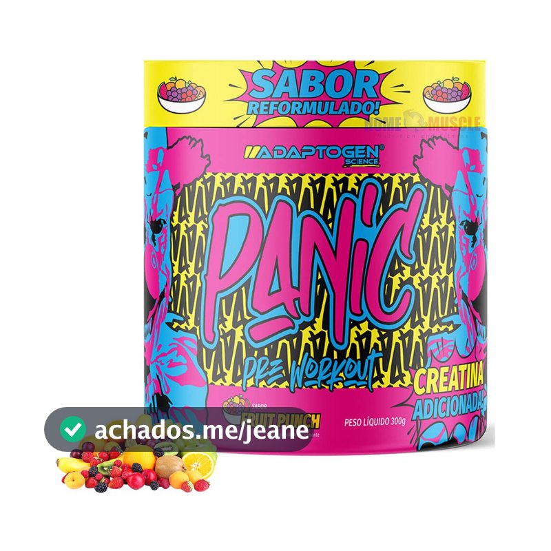 PANIC PRE-TREINO 300G PONCHE DE FRUTAS ADAPTOGEN